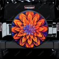 thumbnail image 1 of Abstract Painting Of Colorful Flower Polyester Universal Spare Wheel Tire Cover Wheel Covers for Trailer RV SUV Truck Camper, 1 of 5