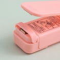 thumbnail image 2 of Eléctrico Mini sellador de calefacciónselladores de alimentos al vacíoprensa manualsellador de aperitivos (rosa), 2 of 4