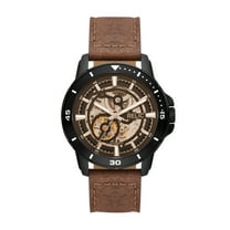 Relic Men's Brenton Automatic, Black Alloy Watch