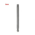 thumbnail image 1 of BTOER Hand Tools Screwdriver Bit Quick Connection 1 4 Hex Shank Hex Shank Hexagon Wrenches Magnetic Magnetic Handle Silver, 1 of 8