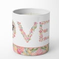 thumbnail image 3 of Bull Terrier Style 5 LOVE 10 oz Decorative Soy Candle, 3 of 4