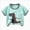 v45-Mint Green, variant on Girls Crop Tops Summer Short Sleeve T Shirts Basic Tee for Kids 6-12 Months 12-24 Months 2t 3t 4t 5t 6t 7t 8t 9t Children