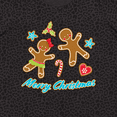 thumbnail image 4 of Inktastic Merry Christmas with Gingerbread Cookies Women's Plus Size T-Shirt, 4 of 5