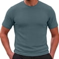 thumbnail image 2 of Gunia Mens Workout Gym Shirts Breathable Mesh Knit T Shirt For Everyday Comfort – Lightweight Ice Silk Tee For Summer And Wear Tees For Running Athletic Sport Tops Tshirts For Men Green M, 2 of 4