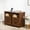 Brown, variant on LELELINKY 18" Farmhouse Nightstand with Charging Station, 2-Drawer Wood End Table with Open Shelf for Bedroom, Brown