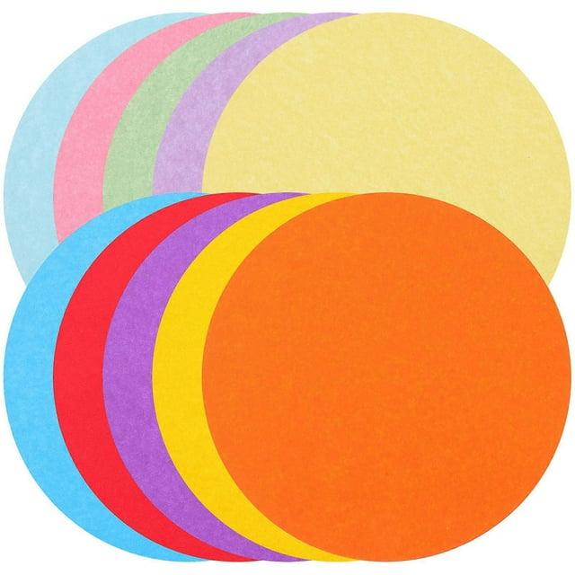 100 Sheets of Colored Round Paper Sheets Folding Paper Sheets Origami Craft Paper Kids Folding Paper