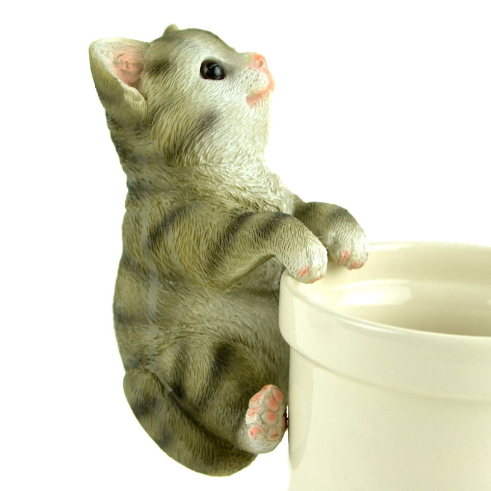 6" Cat Plant Buddy Pot Hanger Pot Hugger Garden Decor