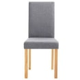 thumbnail image 2 of vidaXL Dining Chairs 4 pcs Light Gray Fabric, 2 of 5