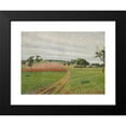thumbnail image 2 of Camille Pissarro 14x11 Black Modern Framed Museum Art Print Titled - Les Coteaux De Thierceville, Gray Time (1888), 2 of 5