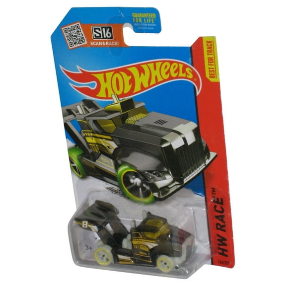 Hot Wheels HW Race (2013) Black & Yellow Rig Storm Die-Cast Toy Truck 166/250