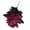 Wine Red, variant on UDIYO Artificial Flowers, Halloween Black Flower, Halloween Outdoor Gothic Goth Decorations,10 Pcs
