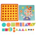 thumbnail image 1 of Kids Puzzles, Interactive Geometric Shape Puzzle Educational Lightweight  For Kindergarten For Household For School, 1 of 8