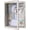 Distressed White, variant on 12x16 Shadow Box Frame with Linen Back - Sturdy Rustic Memory Display Case of Flower, Pictures, Medals and More, White