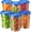6Pack-34oz, variant on 6 Pack 24 oz Plastic Freezer Storage Containers with Leakproof Twist Top Lids, BPA Free Reusable Food Storage, Microwave and Dishwasher Safe Soup Containers