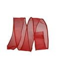 thumbnail image 3 of Wired Edge Red Chiffon Ribbon- 1 1/2" x 50 Yards, Wired Edges, Easter, Presents, Gift Basket, Gift Bow, Wreath, New Years, Valentine's Day, Christmas, 3 of 5