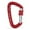 Red, variant on 24KN Locking Gate Carabiner Heavy Duty Auto Lock Carabiner Outdoor D-ring Buckle Climbing Rappelling Canyoning Hammock Locking Clip