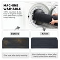 thumbnail image 5 of Extra Large Soft Dog and Cat Bed with Non-Slip Bottom, 48 in x 30 in Washable Rectangular Mat, Dark Gray, 5 of 7