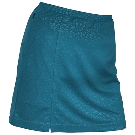 Monterey Club Women's Artsy Leopard Emboss Knit Skirt #2887