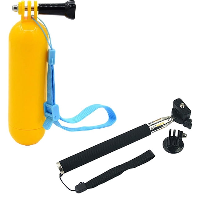 Kits de accesorios de cámara de acción a prueba de agua Paquete de montajes flotantes para