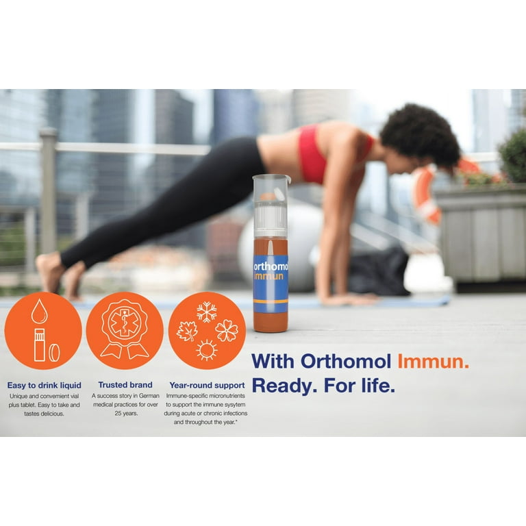 Orthomol Immun Liquid Vial, 30-Day Supply, Immune Support