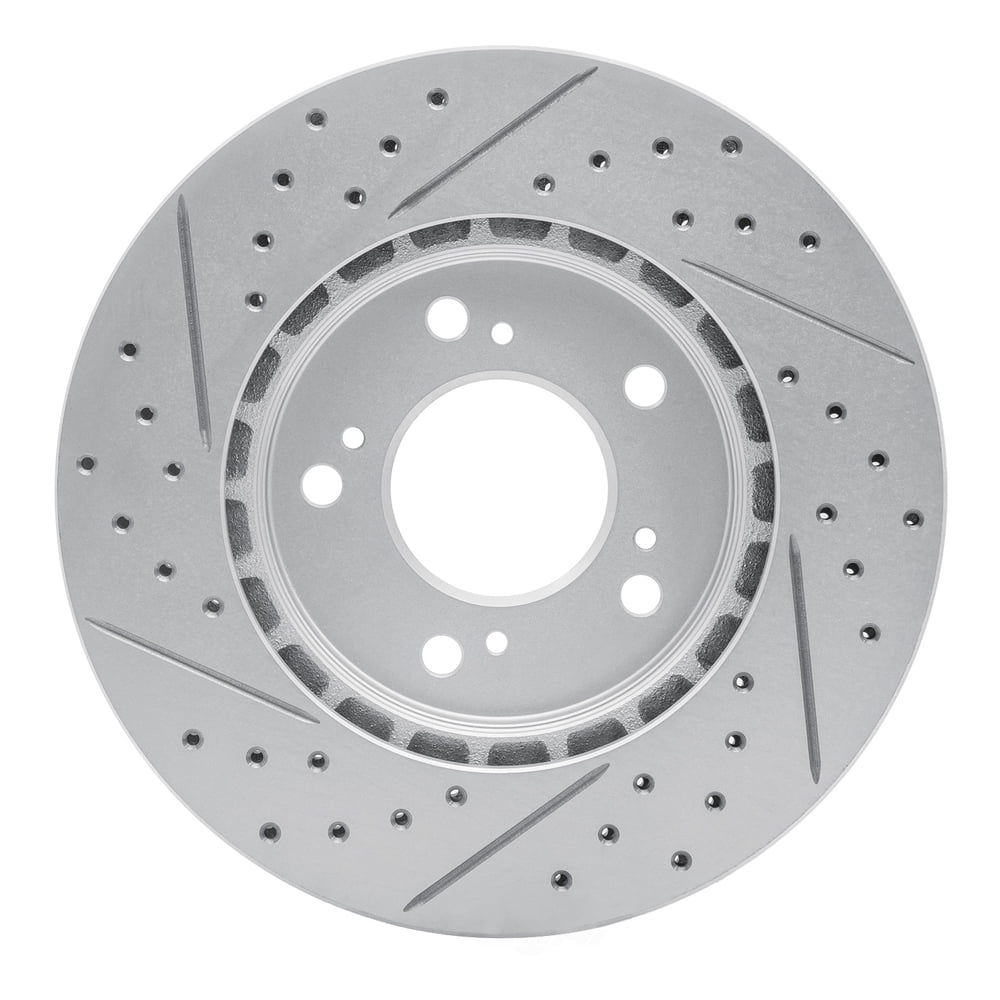 Dynamic Friction Company 830-58004R DFC Geoperformance Rotor - Drilled and Slotted