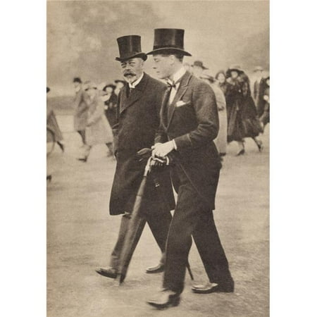 1936 Replica Sky King - George V & His Son The Prince of Wales, The Future Edward VIII, From A Photograph Taken In 1922 George V, 1865 to 1936 Prince of Wales, 1894 to 1972 From His Majesty King Edward VIII P