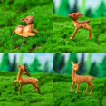 thumbnail image 2 of Ksopiavobs 12 Pcs Deer Figurine Miniature Deer Animal Figurines Woodland Animals Figurines for Crafts Deer Cake Toppers Fairy Garden Supplies, 2 of 7
