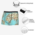 thumbnail image 6 of Disketp World Travel Line Icons Map Men'S Boxer Briefs,Soft And Breathable Cotton Underwear With Comfortflex Waistband, 6 of 9