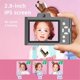 thumbnail image 4 of 1080P Kids Camera 8X Optical Zoom Mini CCD Camera for Kids - Blue, 4 of 5