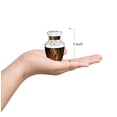 thumbnail image 3 of JAGASY Orange Butterfly Urn for Ashes for Women - Memorial Tiny Urn for Ashes Adult Male & Female - Leaf Decorative Keepsake Urn - Black Funeral Small Urn for Mom & Dad - ( 3 Inch), 3 of 7