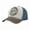 Deep Khakis Hat Body Navy Blue -2, variant on Vintage New York Motorcycle Distressed Baseball Cap, Washed Color Block Trucker Hat-Black Hat Body Khaki -4