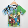 thumbnail image 6 of Adventure Time T-Shirts for Boys Girls, Kids 3D Print Short Sleeve, Unisex Crew Neck Tee Shirts for Youth, 6 of 9