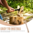 thumbnail image 4 of Hongchegh hatchet handle 1 Set Axe Handle Wooden Replacement Hatchet Handle Woodworking Tool with Axe Wedges, 4 of 11