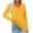 Yellow, variant on Maplenight Long Sleeve Shirts for Women V-Neck Casual Tunic Tops Basic Loose Fit T Shirts