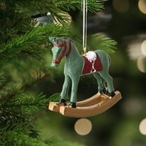 PRETXORVE Christmas Decor, Christmas Tree Decorations, Rocking Horse Small Decoration Christmas Decoration Hanging Christmas Decoration