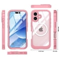 thumbnail image 5 of Shockproof Dustproof Case for iPhone 17, Compatible with MagSafe Heavy Duty/Military Grade/Rugged Protection Built in Screen Protector Phone Case Cover, 5 of 5