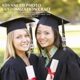 thumbnail image 2 of Casquette de Graduation Commémorative Personnalisée avec Pompon, Cadeau de Cérémonie de Graduation 2025 Q0V9, 2 of 4
