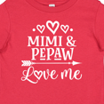 thumbnail image 4 of Inktastic Pepaw and Mimi Love Me Boys or Girls Baby T-Shirt, 4 of 5
