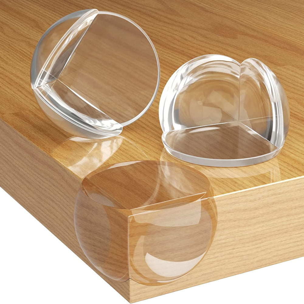 Corner protector idea for table. Baby proofing. 3 pictures. : r