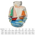 thumbnail image 2 of Nautical Sailing Boats Art 3D Print Hoodie Men Women Autumn Thin Pullover Sweatshirt Vintage Streetwear Tops, 2 of 6