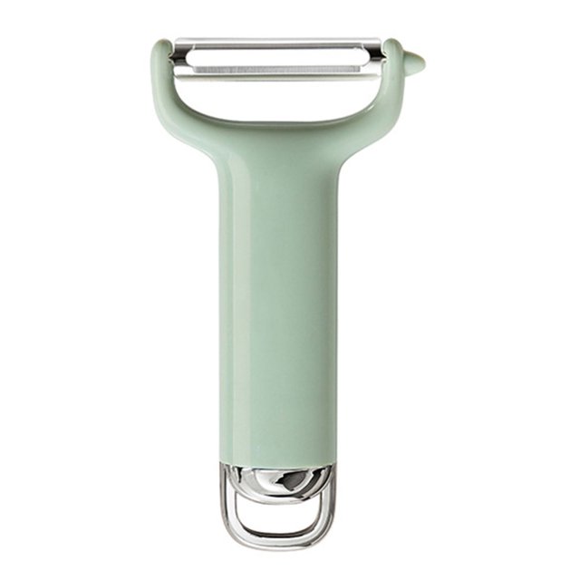 Kitchen Peeler Multifunctional Efficient Practical Rust Proof Vegetable Fruit Peeler for Home Green