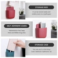thumbnail image 3 of CIMAXIC 6pcs Remote Controller Storage Boxes Punch Free Storage Cases (Assorted Color),4.53"X3.15"X0.98", 3 of 5