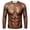 03-BR, variant on Men's Funny 3D Print Long Sleeve T-Shirt, Crew Neck Novelty Graphic Tee, Realistic Print Ugly Sweater Party Shirt for Halloween Cosplay 22-Navy M