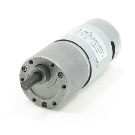 3rpm Motor - 3RPM DC 12V 3A 36mm Diameter Gear Box Speed Reducer Motor