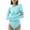 Sky Blue, variant on Womens Crew Neck Long Sleeve Bodysuit Comfortable Against The Skin Tops Body Suits Women Clothing Long Sleeve Thong Body Suit