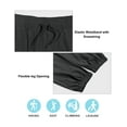 thumbnail image 5 of Little Donkey Andy Men's Hiking Pants Lightweight Quick Dry Outdoor Running Cargo Black S, 5 of 7