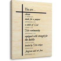 Bible Verses Christian Wall Decor Framed Canvas Wall Art,Scripture Religious Wall Decor Art Home Decorations For Home Living-Room Bedroom,Inspirational Religious Christian Wall Decor 11x14