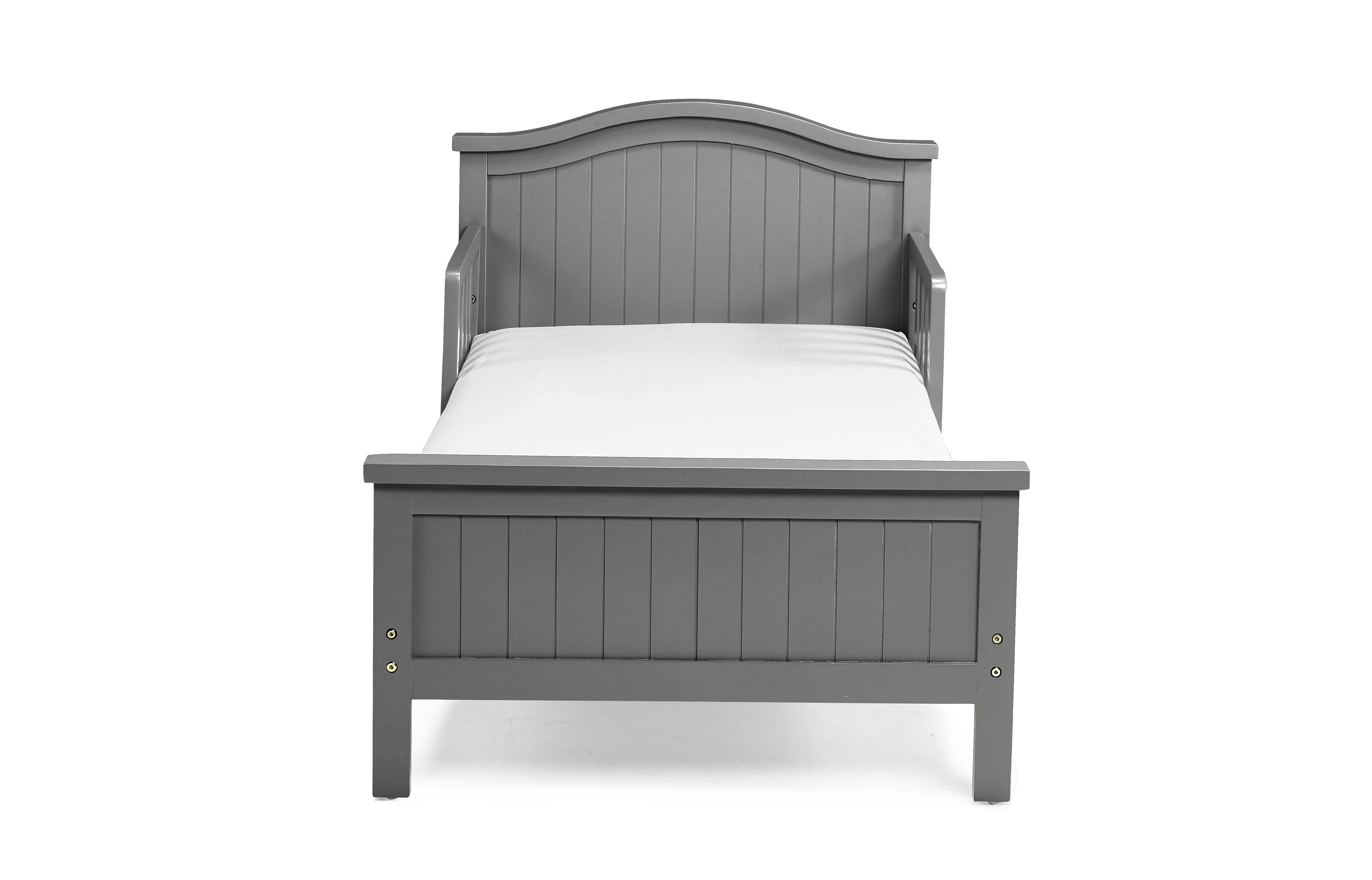 gray toddler bed