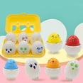 thumbnail image 1 of 6 Unids Huevos Juguete Preescolar Aprendizaje Juguete Reconocimiento de Color Clasificación Squeak Juguete Huevos de Pollo Juguetes Huevos de Hugo Huevos a juego de colores, 1 of 10