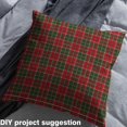 thumbnail image 2 of Homewish Green Red Buffalo Patchwork Fabric by the Yard 1 Yard, Chic Fashion Plaid Room Decor Fabric by the Yard, Teens Kids Child Adult Sewing Fabric, Microfiber Bedroom Decor, 2 of 6